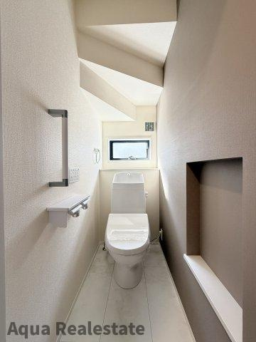 高松市国分寺町国分の新築一戸建のトイレ|シンプルで使いやすいトイレです