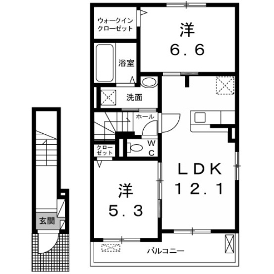 【間取り】 | ベル　アルモニー