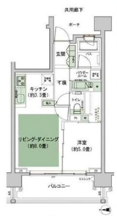 シティテラス代々木公園の間取り