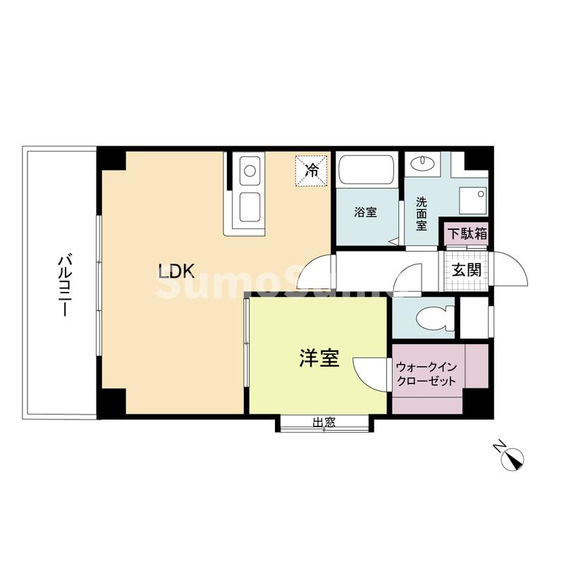KDXレジデンス天神東Ⅱの間取り