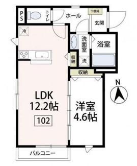 【間取り】 | ボヌール川崎大師