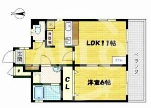 マックプレジデンス戎の間取り|マックプレジデンス戎　間取り