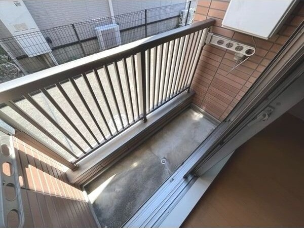エスポワール本陣のバルコニー