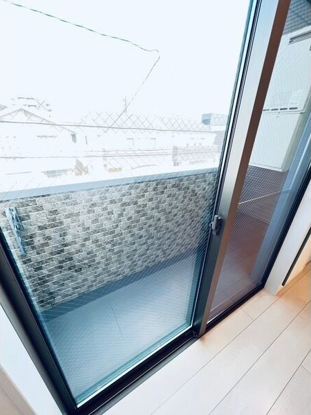 ミリオン中村本町のバルコニー