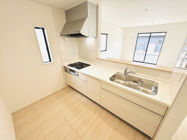 Cradle Garden伊勢崎市境米岡第3　新築住宅 1号棟のキッチン