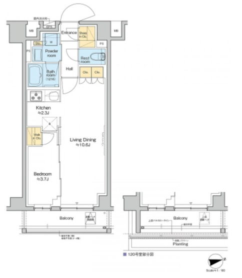 【間取り】 | RESIDENCE KOENJI