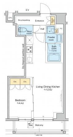 【間取り】 | RESIDENCE KOENJI