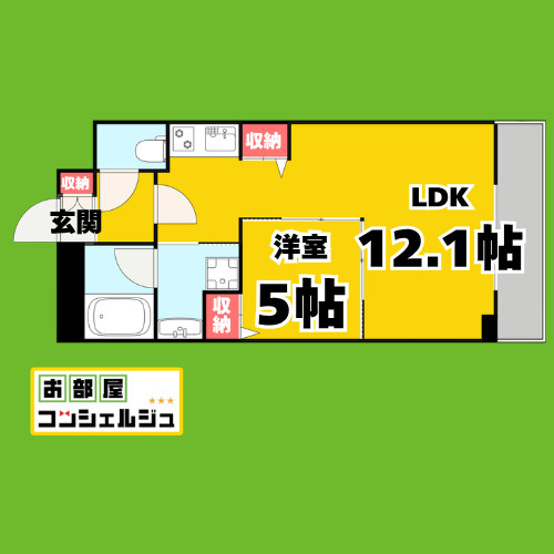 T-COURT(ティーコート)の間取り