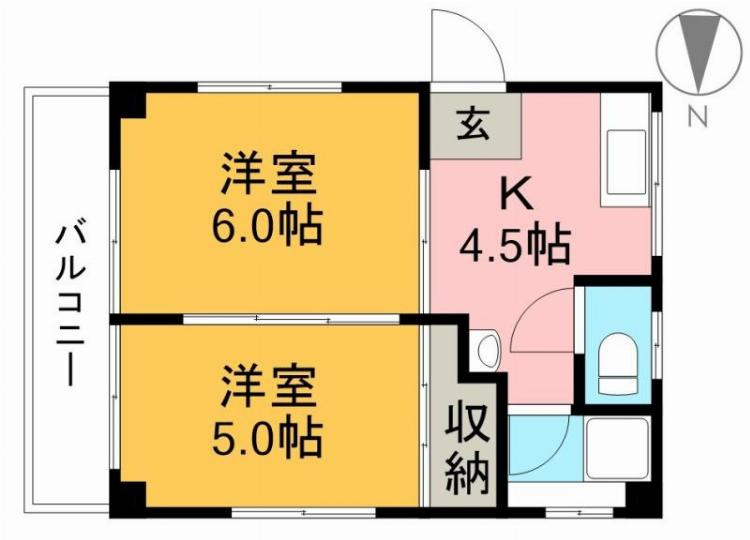 ホームズ第一の間取り