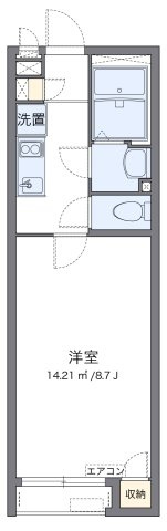 【間取り】 | クレイノ欅 | 代表的な間取のため実際の間取とは異なる場合があります