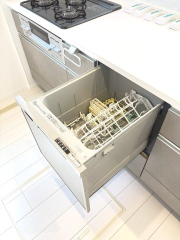 【新築戸建】札幌市手稲区前田7条14丁目3棟のキッチン|食洗器(1号棟)