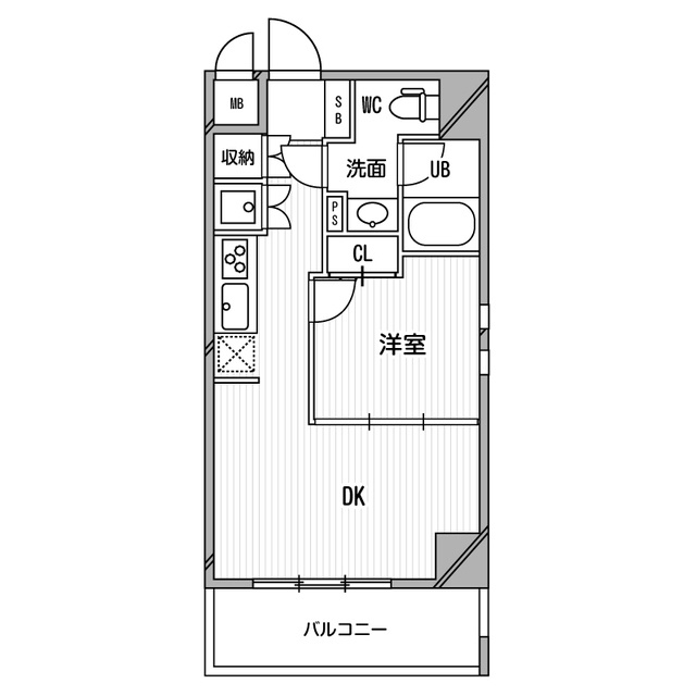 ゼニスレジデンス難波南の間取り