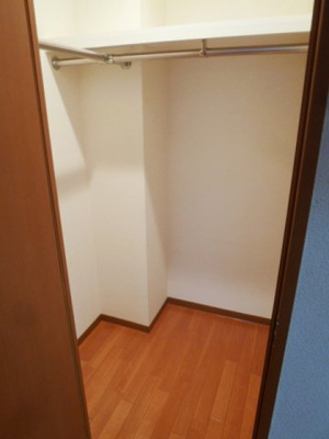 季節物の収納にも便利なウォークインクローゼット