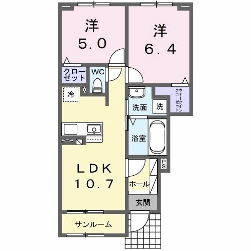 クレストコートの間取り