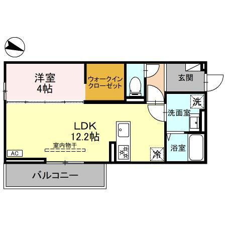 D-ROOM台新田町の間取り