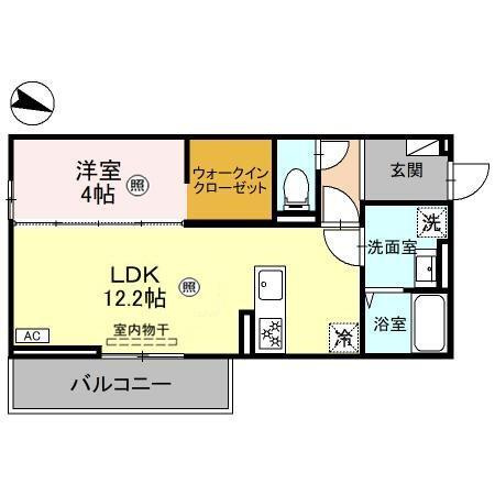 D-ROOM台新田町の間取り
