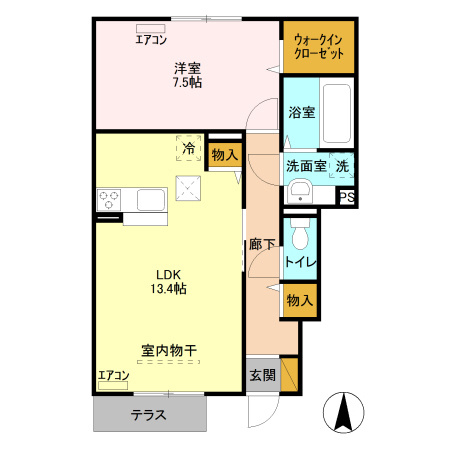スクエア　Ａの間取り