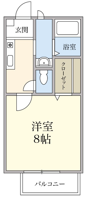 パナハイツ三山B棟の間取り
