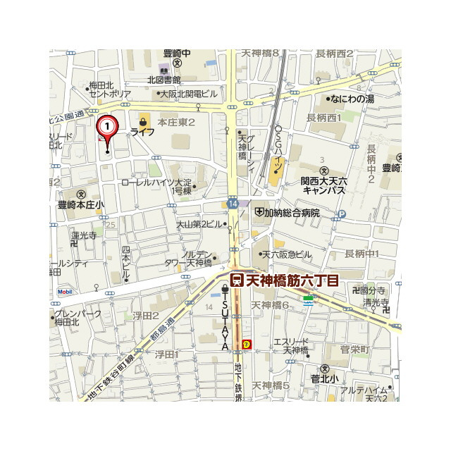 SERENiTE天六西のその他|マップ