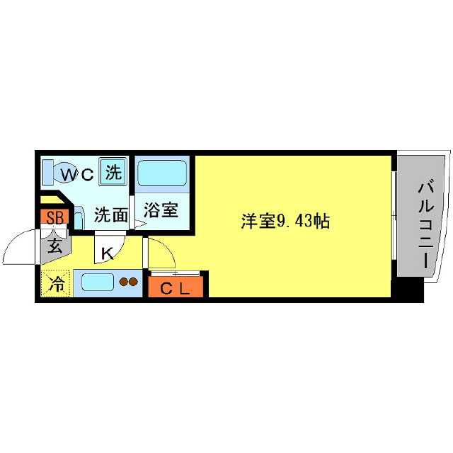 SERENiTE天六西の間取り