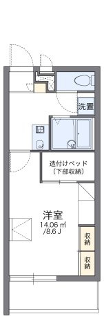 レオパレス沼南Ⅲの間取り