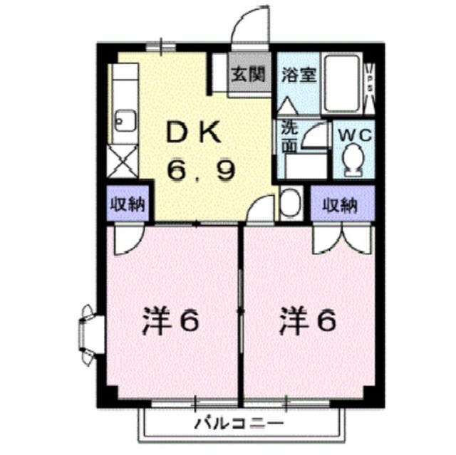 メッセＡ・Ｂの間取り