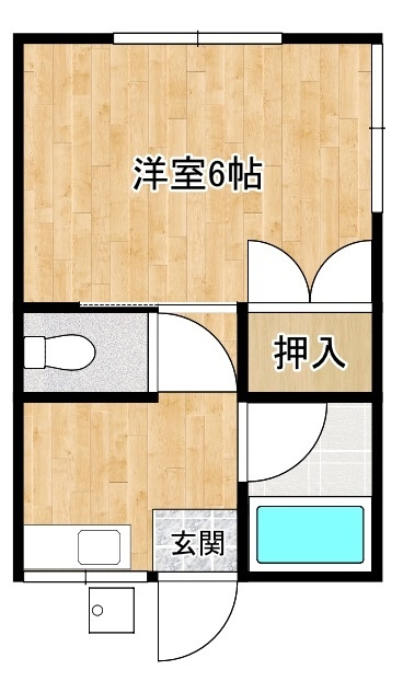 メゾンドルージュⅡの間取り