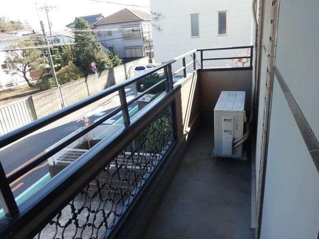 ビレッジハイムのバルコニー