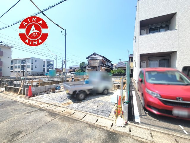 福岡市早良区有田2丁目第1-3棟（2号棟）の外観|デザイン性のある外観です。
