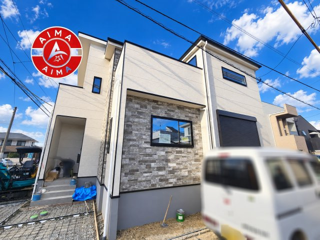 福岡市早良区有田2丁目第1-3棟（3号棟）の外観|デザイン性のある外観です。