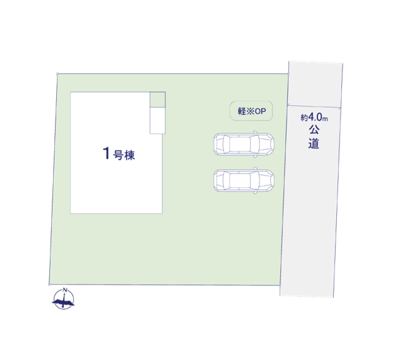 糟屋郡須恵町須恵第10-1棟（1号棟）の区画図|配置図（1号棟）