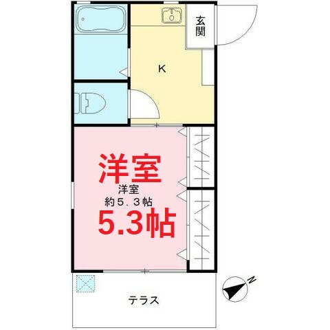 【間取り】 | ライフ大勝Ⅱ