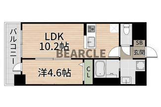 【間取り】 | CRESTTAPP京都太秦天神川dexⅡ