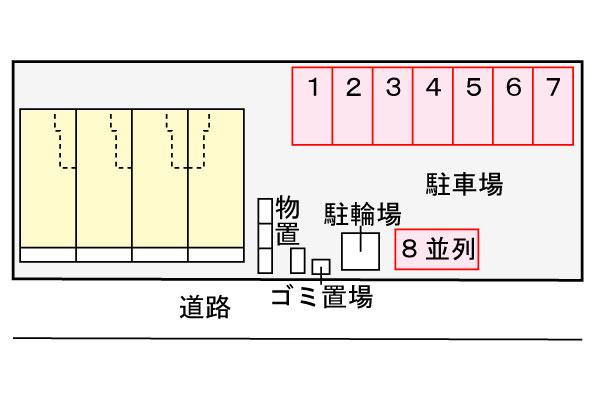 ヴィア　シエロの区画図
