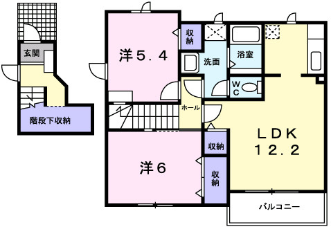 【間取り】 | ラ・セゾンⅡ