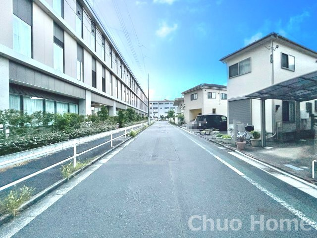 葛飾区新宿3丁目中古住宅の前面道路含む現地写真|前面道路