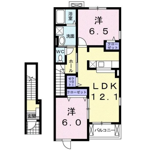 【間取り】 | ミルト・フリーデⅡ