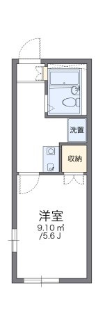 レオパレスノースアベニューの間取り
