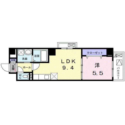 メゾン大淀の間取り