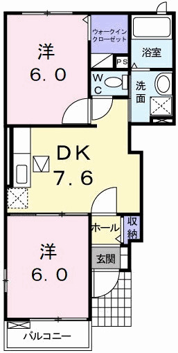 【間取り】 | ボヌール・アヴニール　Ⅱ