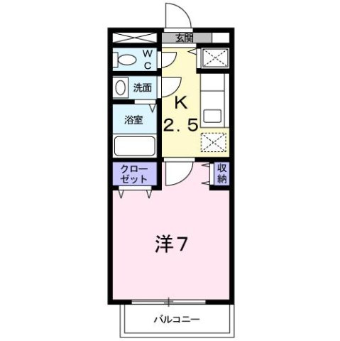 メゾンクレールの間取り