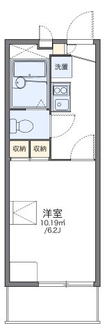 レオパレス城屋敷１１０の間取り