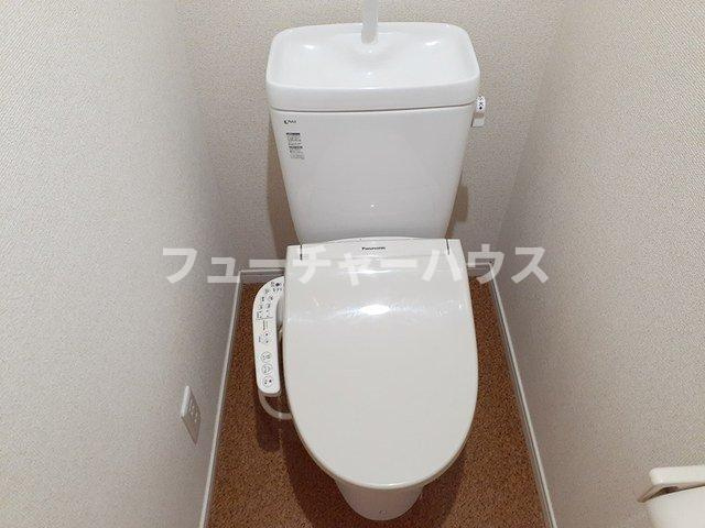 メゾン粟祐のトイレ|清潔感のあるトイレです