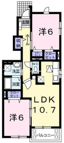 プリムローズⅢの間取り