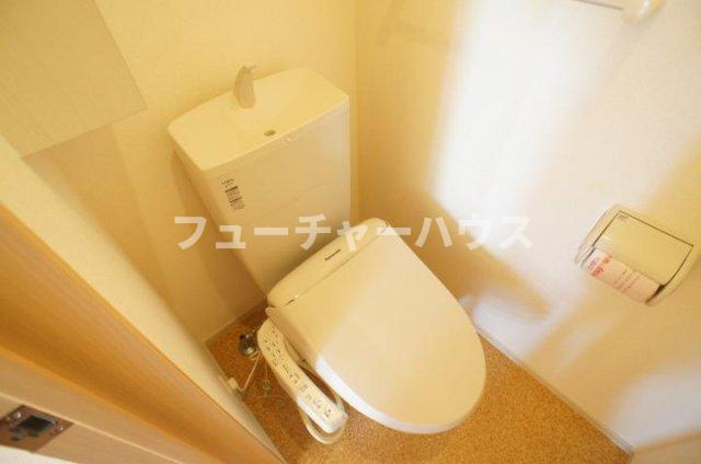 アルモニーⅠのトイレ|清潔感のあるトイレです