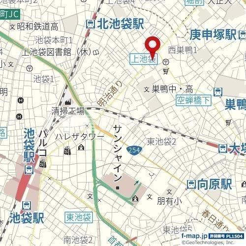 スカイコート池袋第７【おとり物件なし】#学生・社会人にオススメ！初期費用分割払いOK！の地図