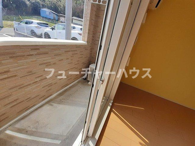 パルパレスＢのバルコニー|広々としたバルコニーです