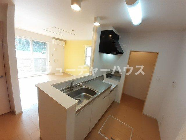 パルパレスＢのキッチン|きれいなキッチンです