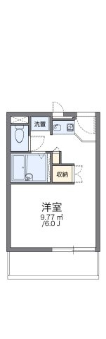 レオパレスヴァンの間取り