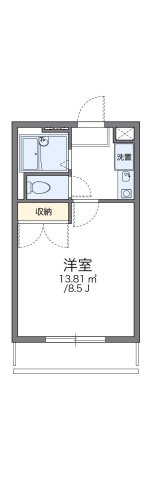 レオパレスＫＯＫＡＤＯの間取り